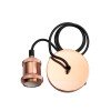 5015975 JazzWay - Патрон с проводом RETRO PLC 01 E27 230V/1M Rose gold
