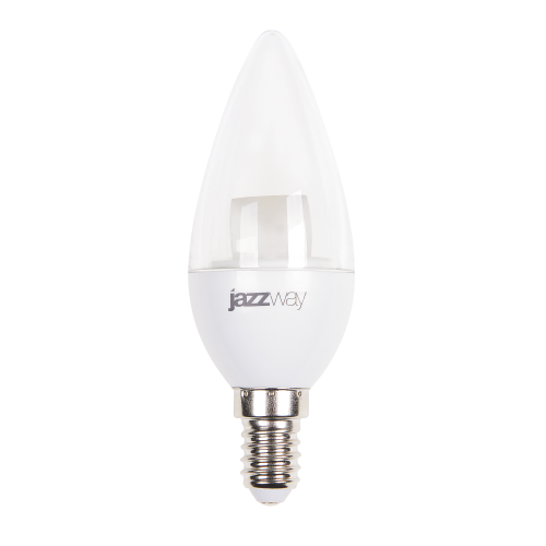 Лампа светодиодная PLED-SP 7Вт C37 свеча 4000К нейтр. бел. E14 540лм 230В clear CL JazzWay 2853127