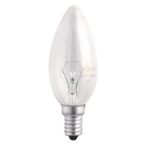 Лампа накаливания B35 240V 40W E14 clear JazzWay 3320539