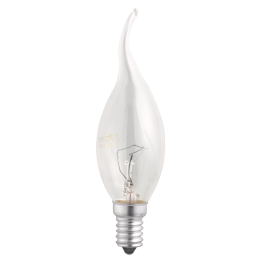 Лампа накаливания CT35 60W E14 clear "Свеча на ветру" JazzWay 3321468