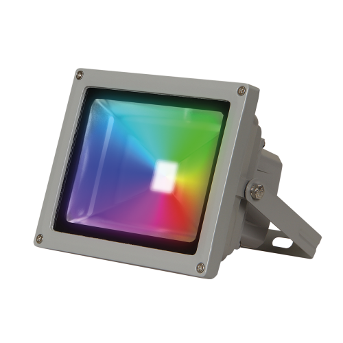 1005892 JazzWay - Прожектор светодиодный PFL-10W/RGB-RC/GR 10Вт IP65
